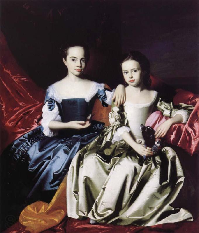 John Singleton Copley Mary and Elizabeth Royall Spain oil painting art